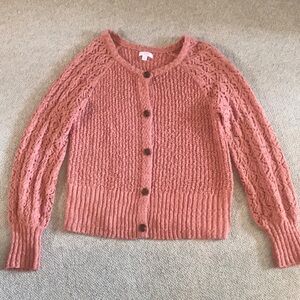 Lauren Conrad Peach Knit Sweater